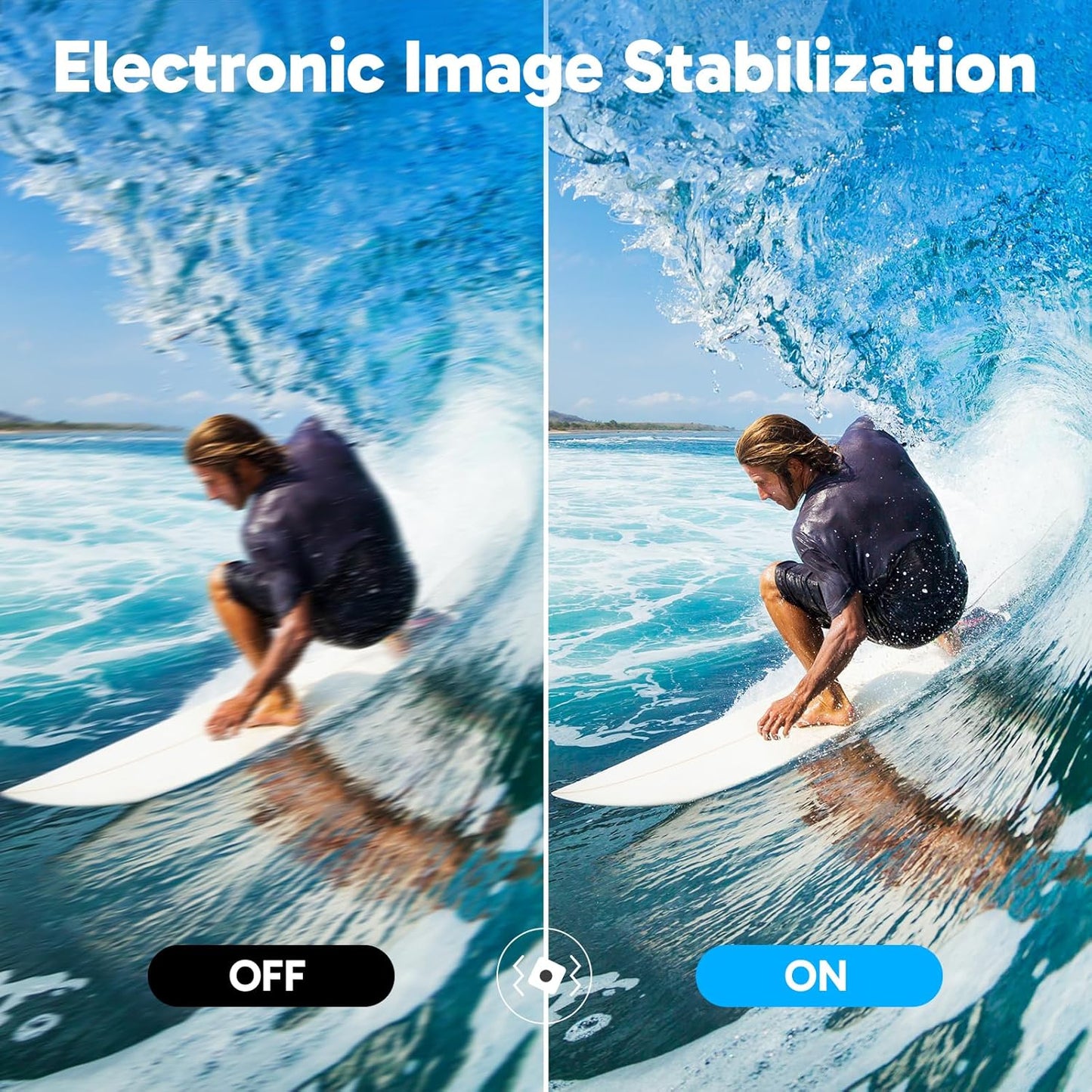 AKASO V50X Native 4K30fps WiFi Action Camera with EIS Touch Screen 4X Zoom 131 feet Waterproof Camera Support External Mic Remote Control with Helmet Accessories (with 128GB MicroSD Card)