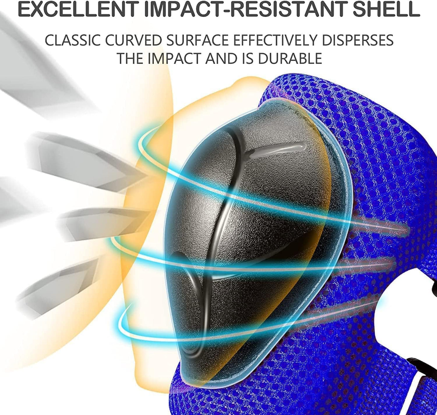 Adjustable Kids Helmet with Knee Pad, Elbow Pads & Wrist Guards - Toddler Bike Helmets for Ages 3-5, 5-8, 8-14 Years - Perfect for Skating, Biking, Cycling, and Skateboard - for Boys and Girls