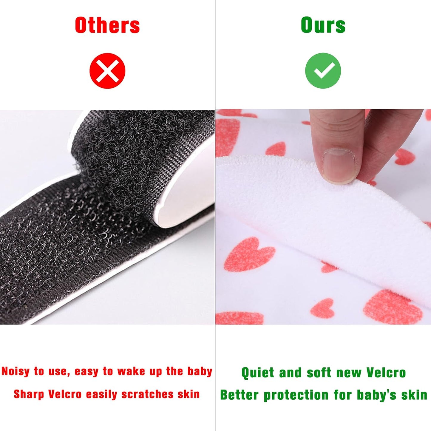 Newborn Sleep Sack Baby Swaddle,Swaddle me 6-12 Month,3-Way Adjustable Wearable Blanket,100% Rayon Cotton Swaddling Sleeping Bag，TOG 0.5 (Love, 6-12 Months)