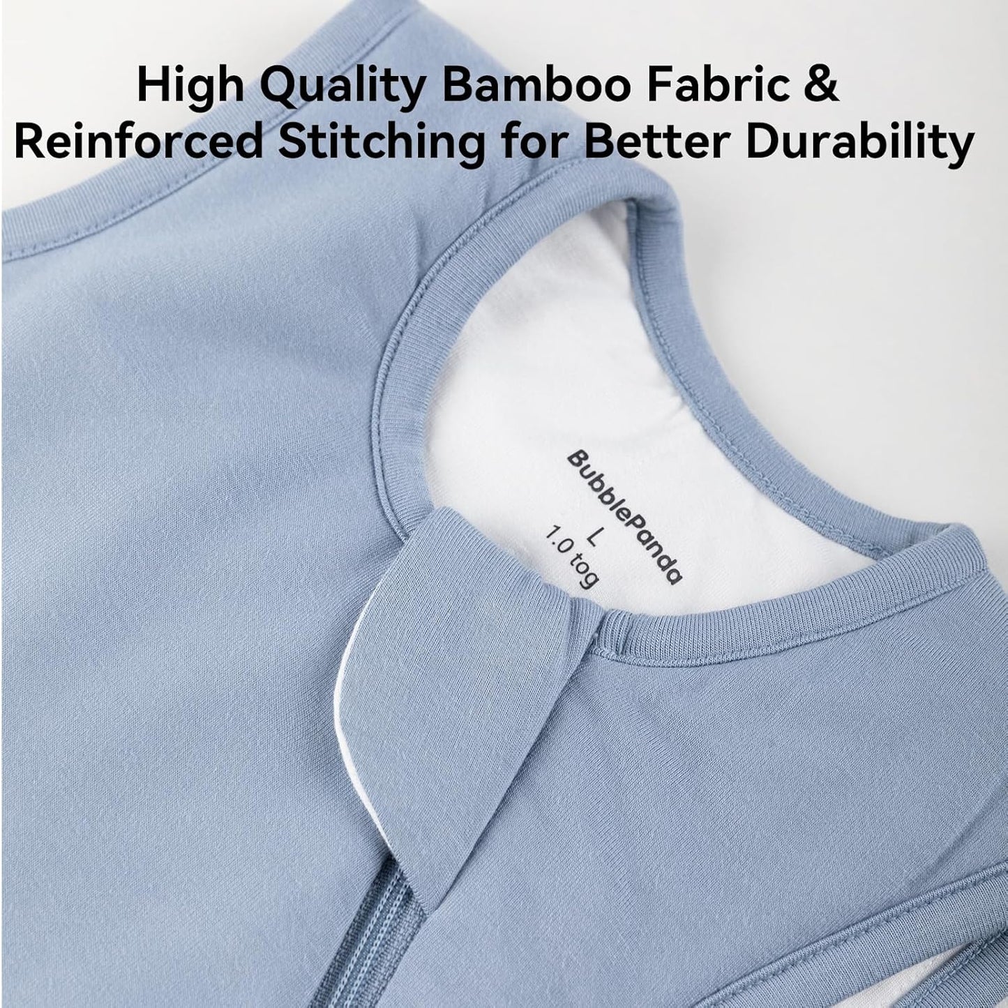 BubblePanda Rayon Made from Bamboo Sleep Sack 2t-3t 0.5 Tog Soft Lightweight Toddler Sleep Sack 24-36 Months for Babies 2-Way Zipper Wearable Blanket Baby 3t