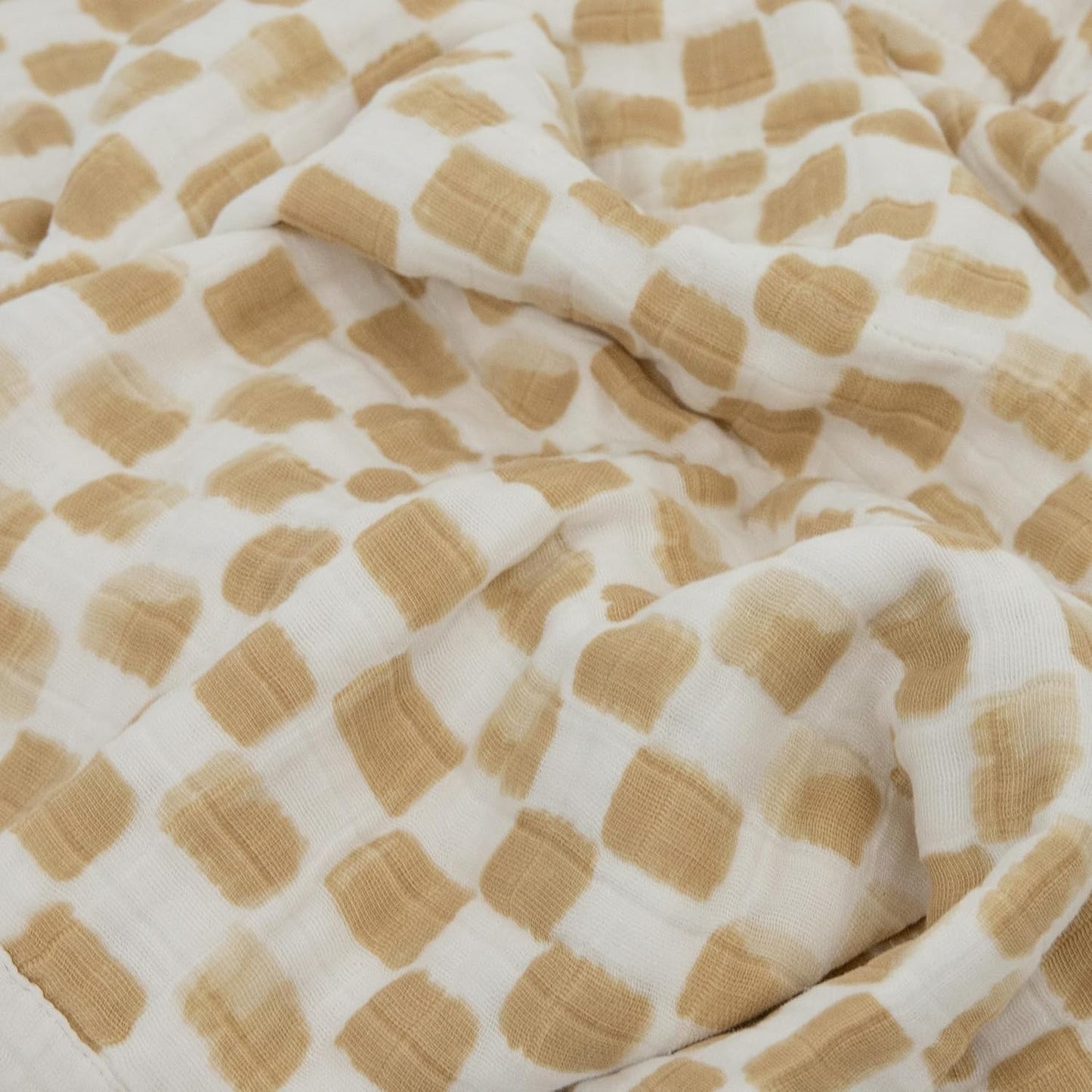 Little Unicorn Premium Quilted Throw | Super Soft, Multi-Layered Muslin XL Blanket| Great for Kids & Families (Adobe Checker)