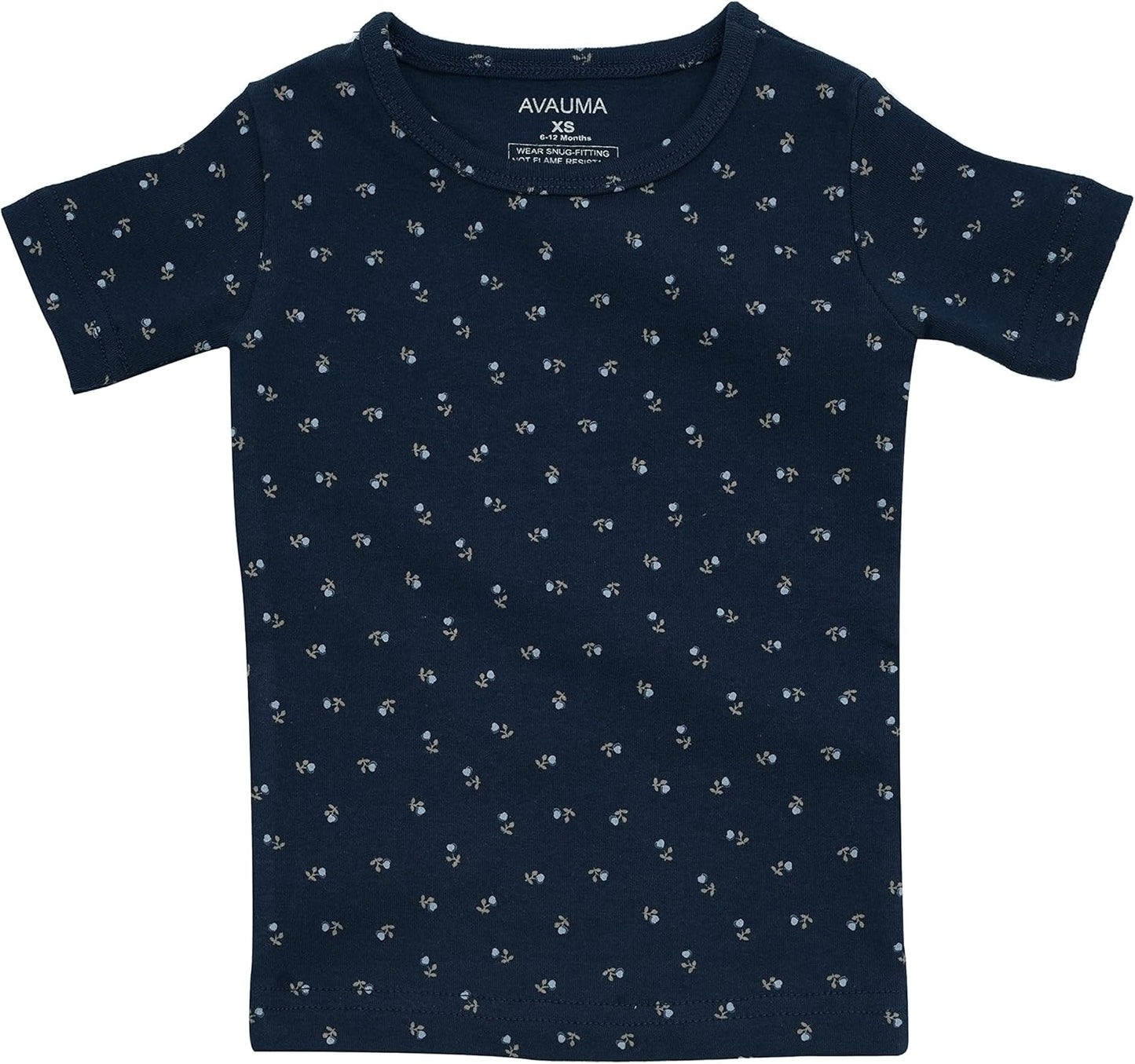 AVAUMA Baby Boys Girls Pajama Set 6M-7T Kids Cute Toddler Snug fit Pattern Design Pjs Cotton Sleepwear