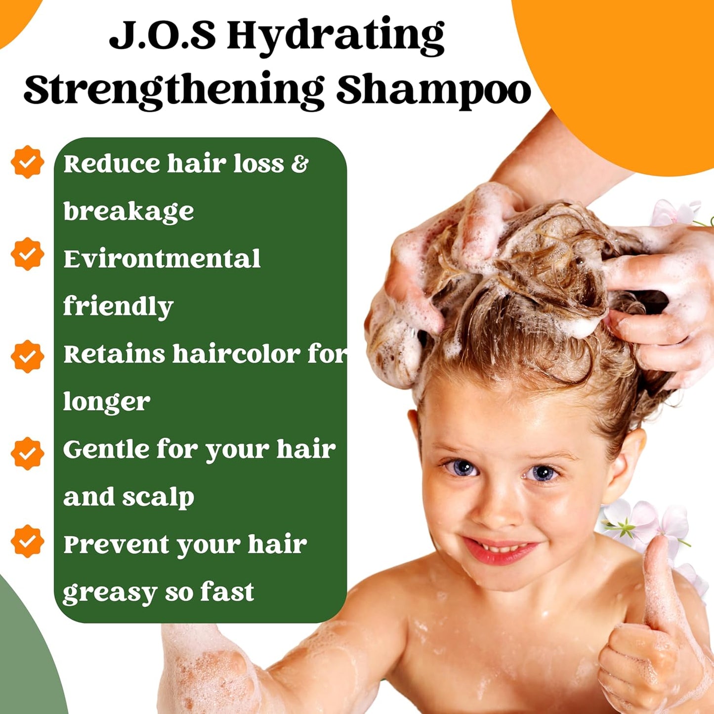 J’Organic Solutions Hydrating Shampoo (for kids)