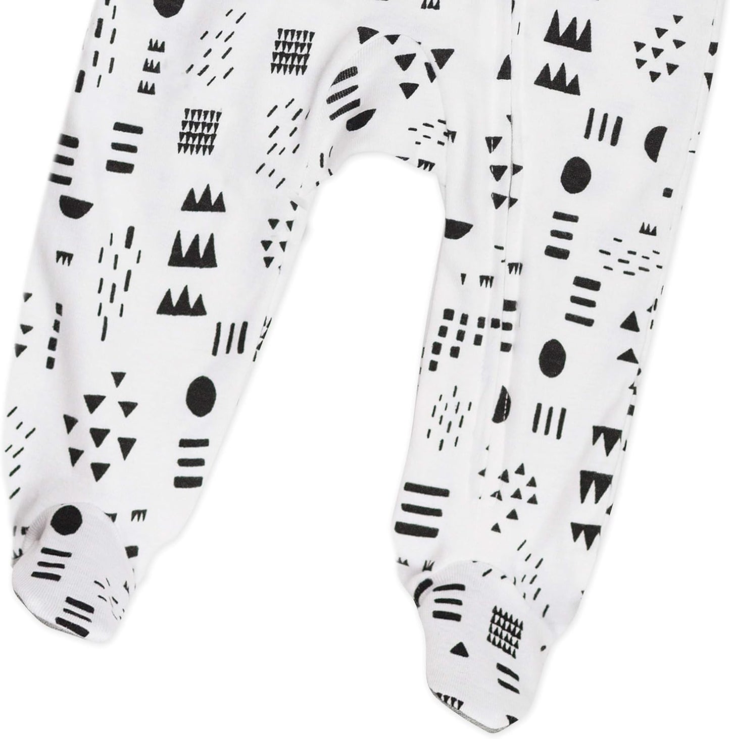 HonestBaby Baby Sleep N' Play One-Piece Zip-Front Footed Organic Cotton Pajama Sleeper