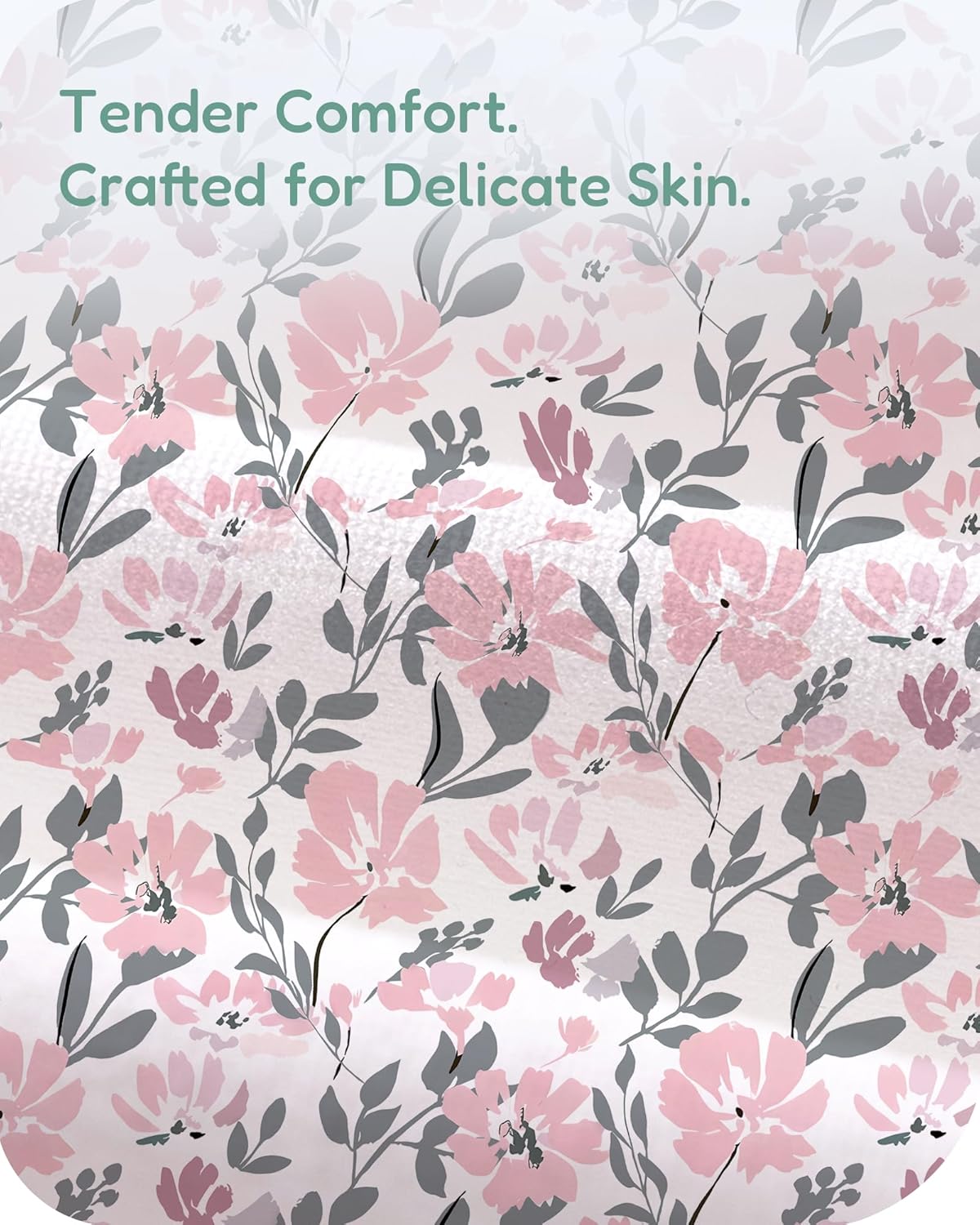 Pack and Play Sheets Fitted, Soft and Breathable Flower&Pink Checkered, Neutral Pack N Play Mattress Sheets, Hypoallergenic, Cozy and Safe, 2 Pack