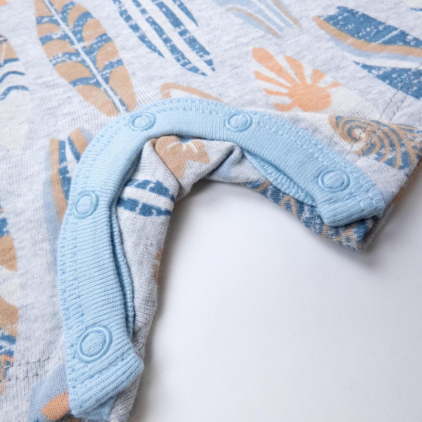 HonestBaby Short Sleeve and Tank Romper 100% Organic Cotton for Infant Baby and Toddler Boys