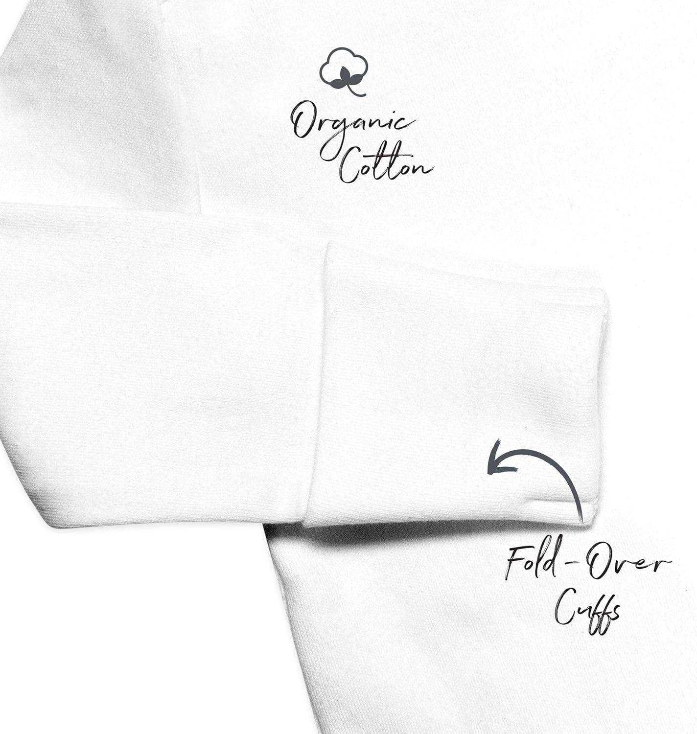 HonestBaby unisex-baby 3-pack Long Sleeve Side-snap Kimono Bodysuits Organic Cotton for Infant Baby Boys, Girls, Unisex