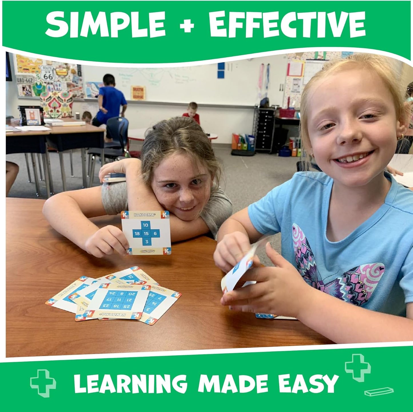 Kakooma JR PowerPack Math Games (Grades K-2) – Set of 3 Fun & Educational Card Games – Perfect for Home Learning, Fact Fluency & Enrichment