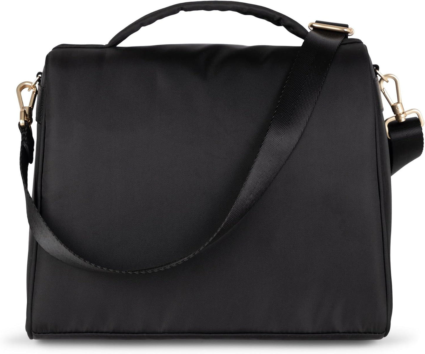 JuJuBe New Insulated Bottle Bag, Breastmilk Storage Bag for Baby Bottles, Travel Insulated Waterproof Lunch Bag or Cooler Bag for Nursing, Milk, Food, Baby Formula, Snacks, Black, Mothers Day Gift