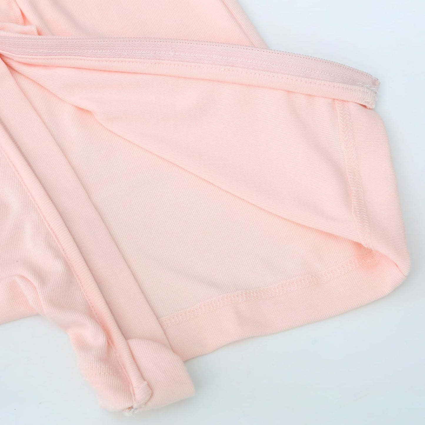 JunNeng Baby 2 Pack Rayon of Bamboo Romper Sleeper 2 Way Zipper Short Sleeve Jumpsuit Zipper Footless One-piece