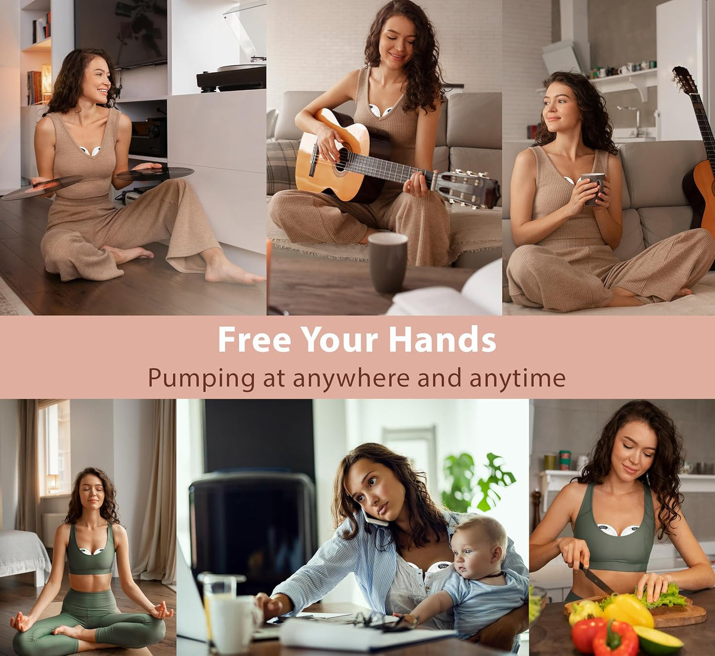 Upgraded S39 Wearable Breast Pump – Hands Free Electric Breastfeeding Pump with 4 Modes, 12 Levels,Quiet 300mmHg Suction,Extended Battery, Memory Function, Leak-Proof Double Seal, 17,21, 24mm Flanges