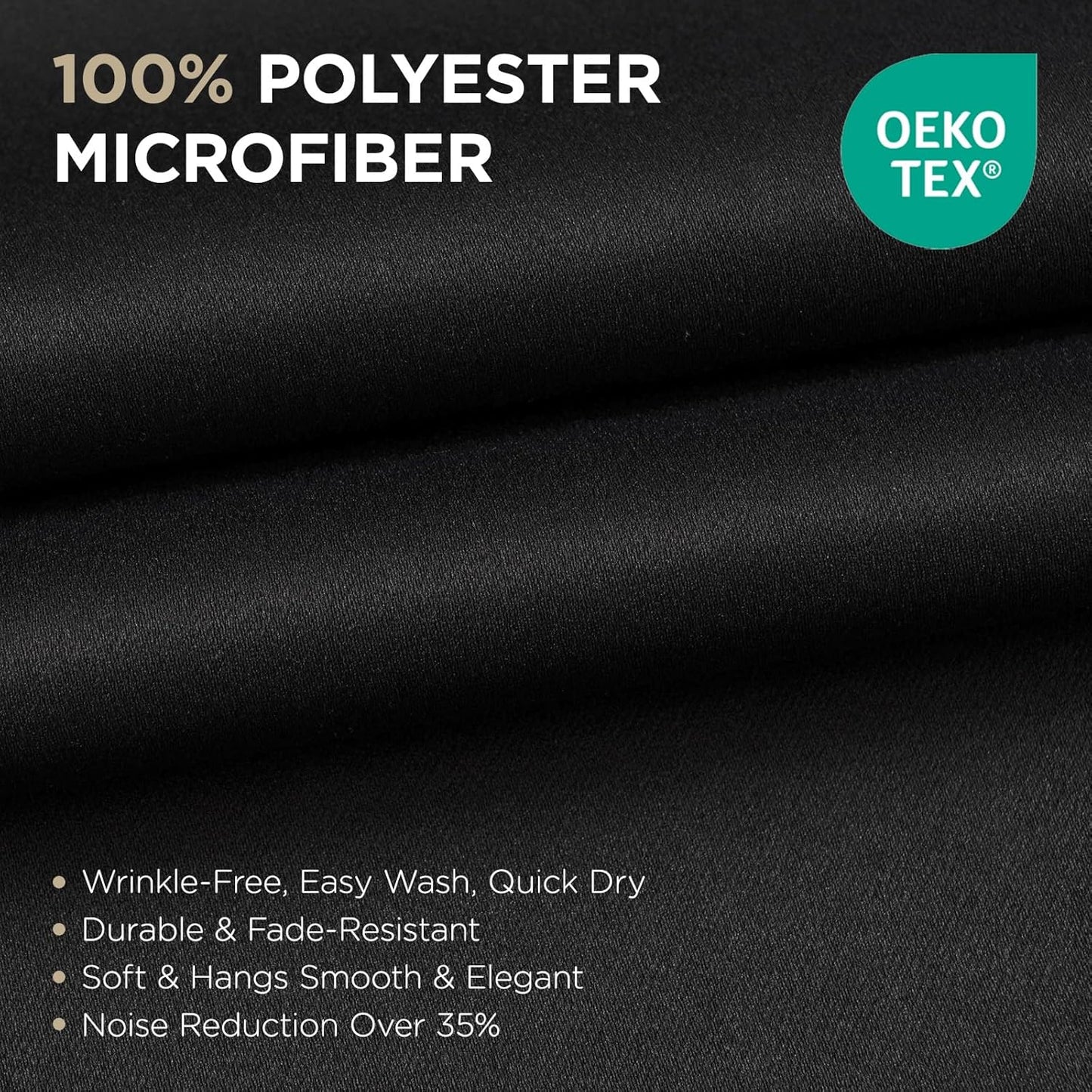 Joydeco Blackout Curtains 120 Inch Length 2 Panels Set, Thermal Insulated Long Curtains& Drapes 2 Burg, Christmas Drapes for Living Room Bedroom Window