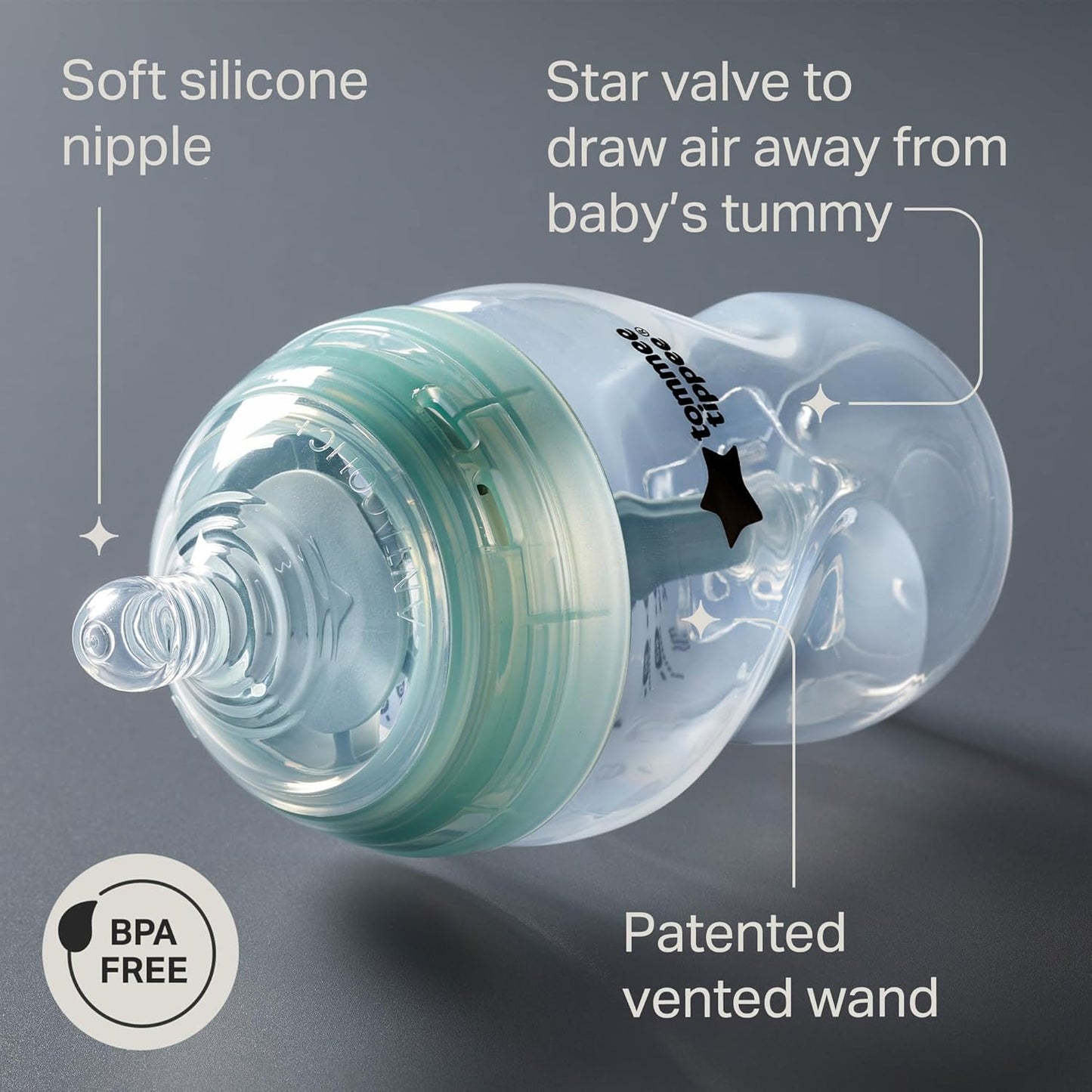 Tommee Tippee Advanced Anti-Colic Ready for Baby Bottle Set, 5oz and 9oz Self-Sterilizing Bottles, Slow and Medium Flow Nipples, 0-6 Month Pacifiers, Travel Bottle Warmer, Removable Bottle Handles