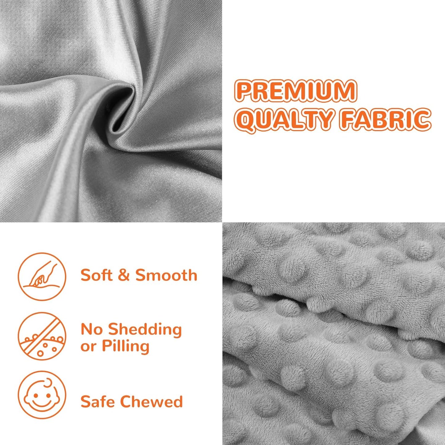 Loveys for Babies, Soft Baby Security Blanket Lovies for Babies, Stuffed Animals Blankie for Newborn Infant with Baby Snuggle Toy, Boys Gilrs Gifts Gray Elephant Security Blanket 16 Inch