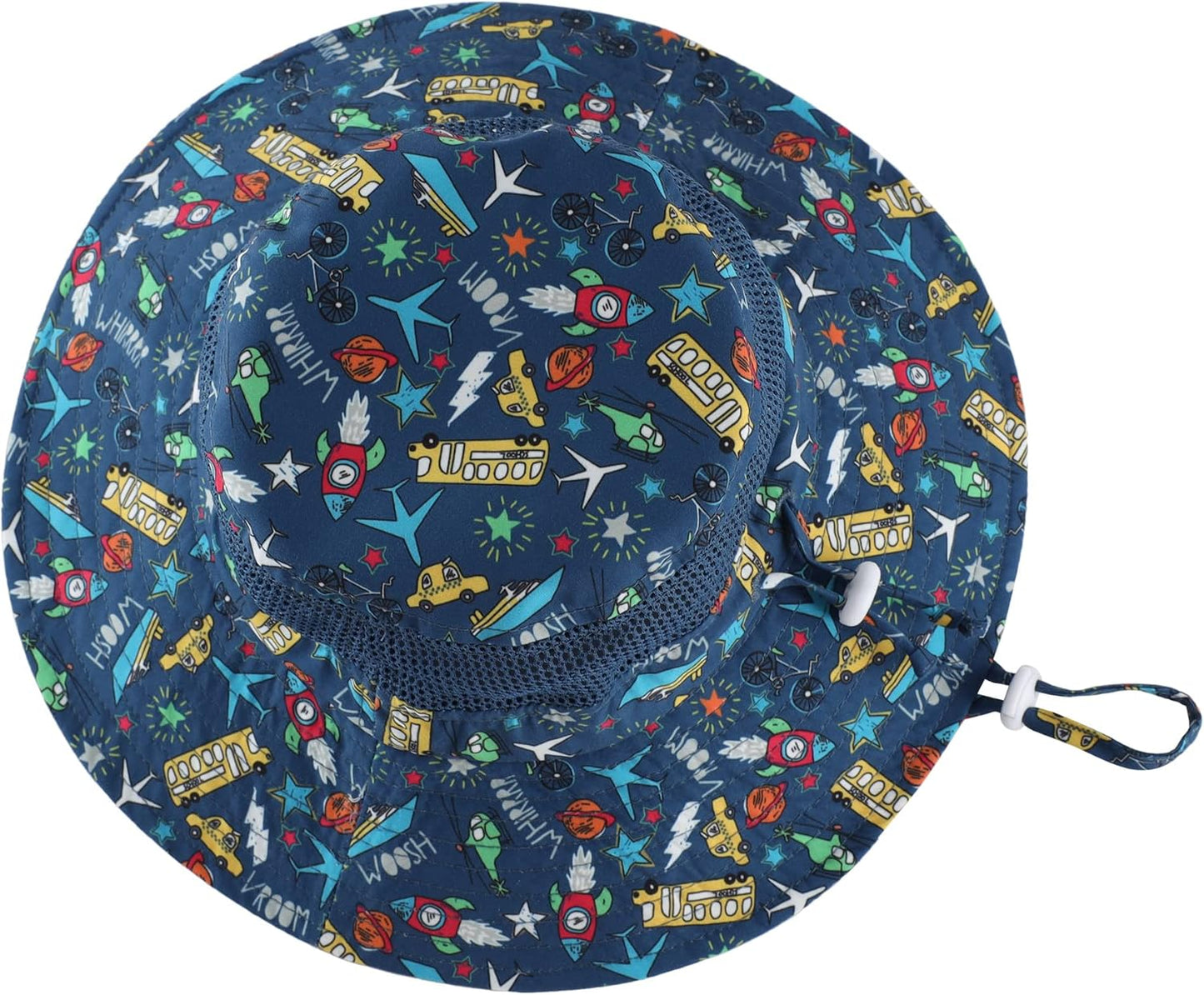 Home Prefer UPF50+ Wide Brim Sun Hat Boys Girls Sun Protection Hat Zoo Beach Swim Safari Bucket Hat for Baby Toddler Kid