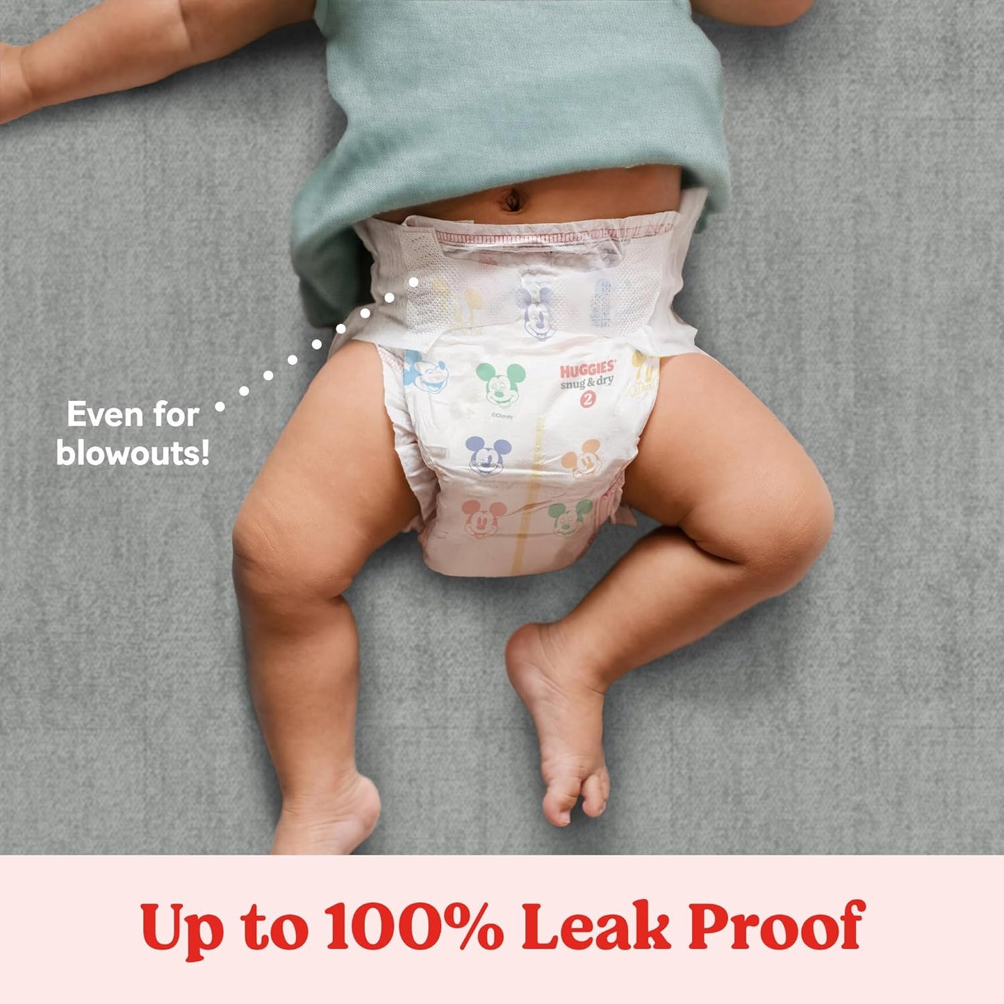 Huggies Size 1 Diapers, Snug & Dry Newborn Diapers, Size 1 (8-14 lbs), 38 Count, Packaging May Vary