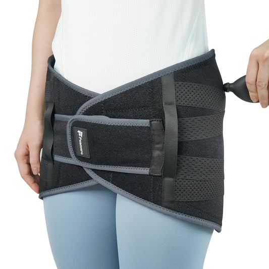 Inflatable Pelvic Support Belt for Women and Men, Adjustable Pressure SI Joint Brace for Postpartum Recovery, Pelvic Tilt Correction, Hip & Pubic Symphysis Pain Relief (XL)