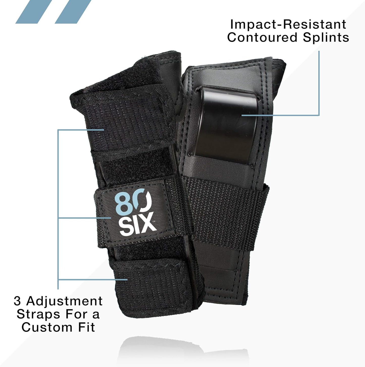 80Six Kids Multi-Sport Pad Set with Wristguards, Elbow Pads, and Knee Pads, Designed by Industry Leading Brand Triple 8