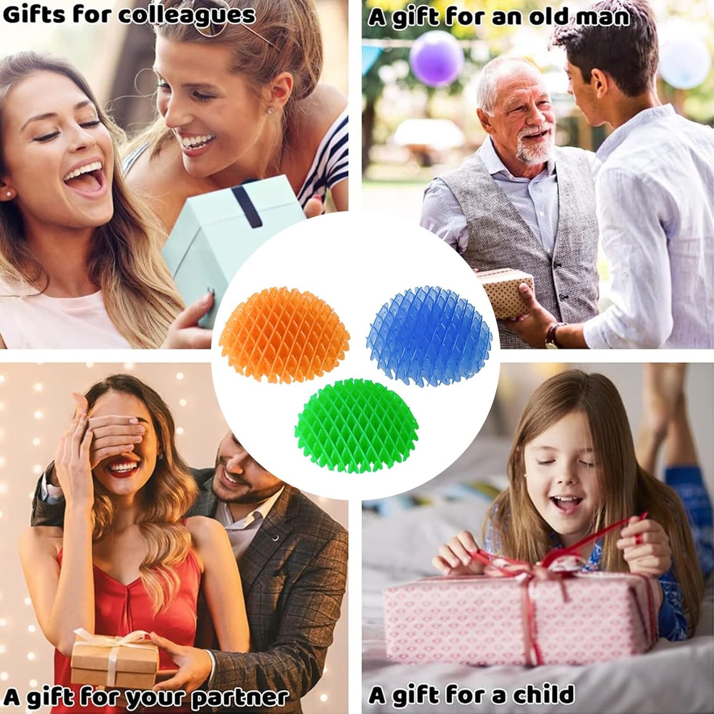 3Pcs Fidget Worm Toy, Cool Toy Worm Big Fidget Toy, Green Cute Worm Shaped Ornament, Funny Pocket Worm Fidget Toy Weird Sensory Toy Portable for Adults Children