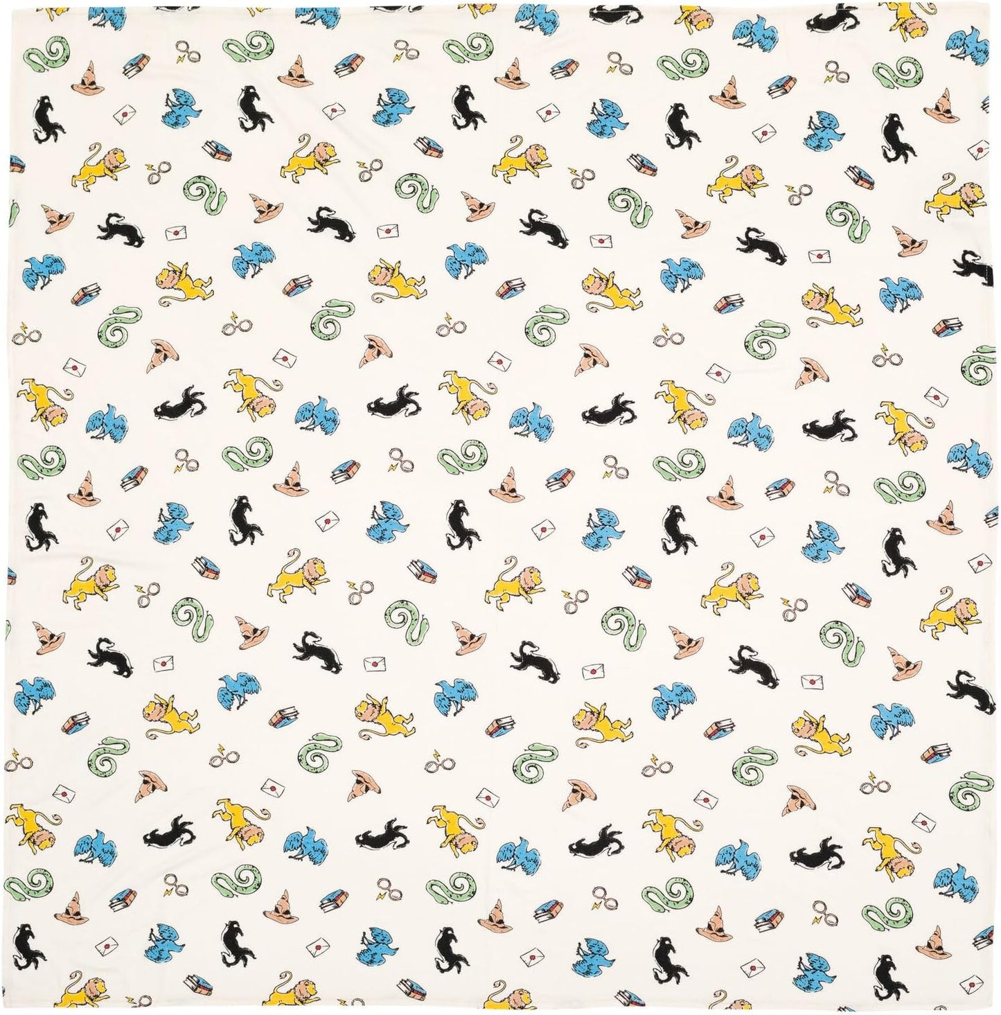 Harry Potter 4 Pack Swaddle Blankets - One Size Fits All