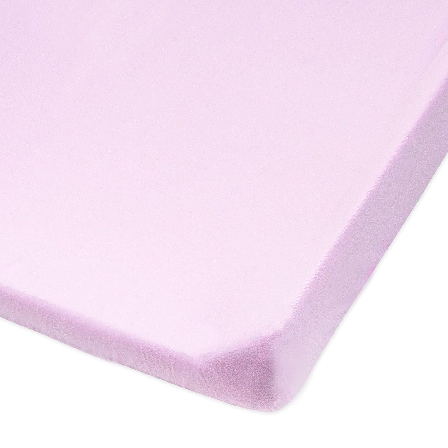 HonestBaby Girls Organic Cotton Changing Pad Cover, Lavender, One Size