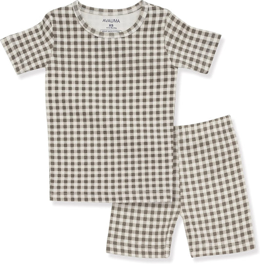 AVAUMA Baby Boys Girls Pajama Set 6M-7T Kids Cute Toddler Snug fit Pattern Design Pjs Cotton Sleepwear