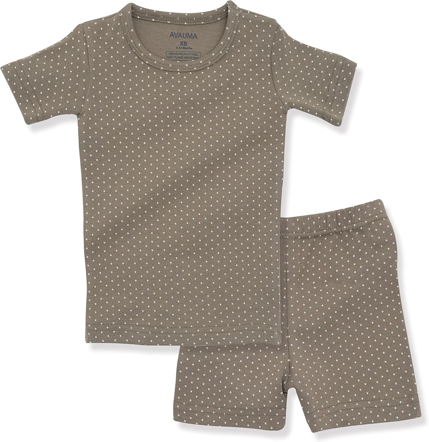 AVAUMA Baby Boys Girls Pajama Set 6M-7T Kids Cute Toddler Snug fit Pattern Design Pjs Cotton Sleepwear