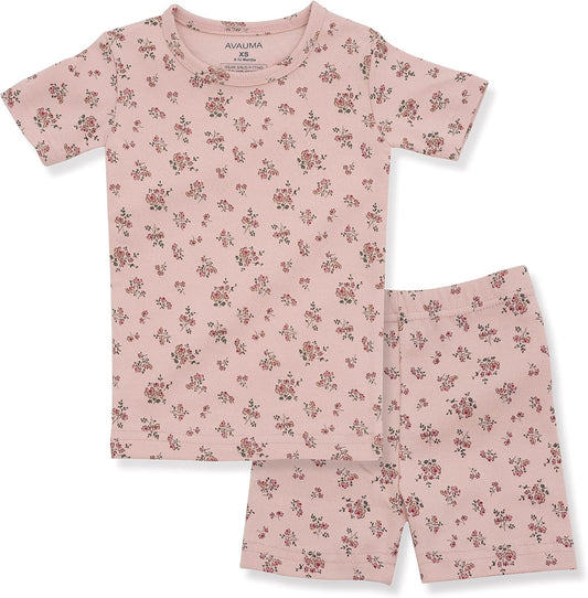 AVAUMA Baby Boys Girls Pajama Set 6M-7T Kids Cute Toddler Snug fit Pattern Design Pjs Cotton Sleepwear