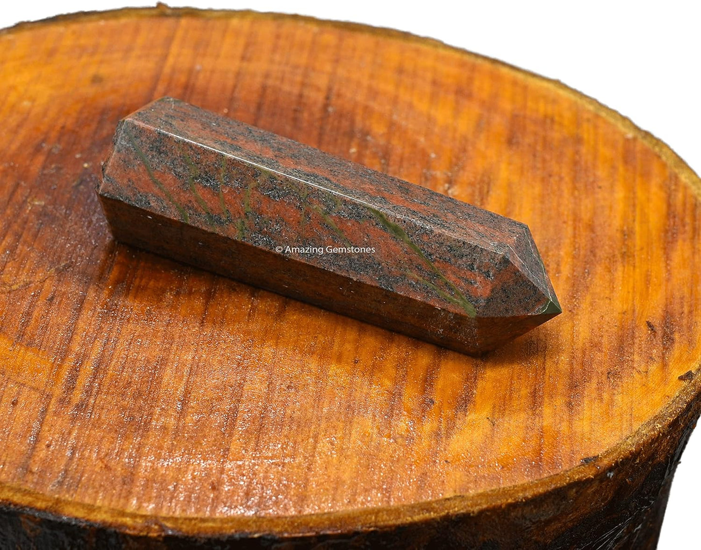 Amazing Gemstone Large Unakite Crystal Towers ~ Natural Healing Crystal Point Obelisk for Reiki Healing and Crystal Grid (5.5 to 6 INCH)