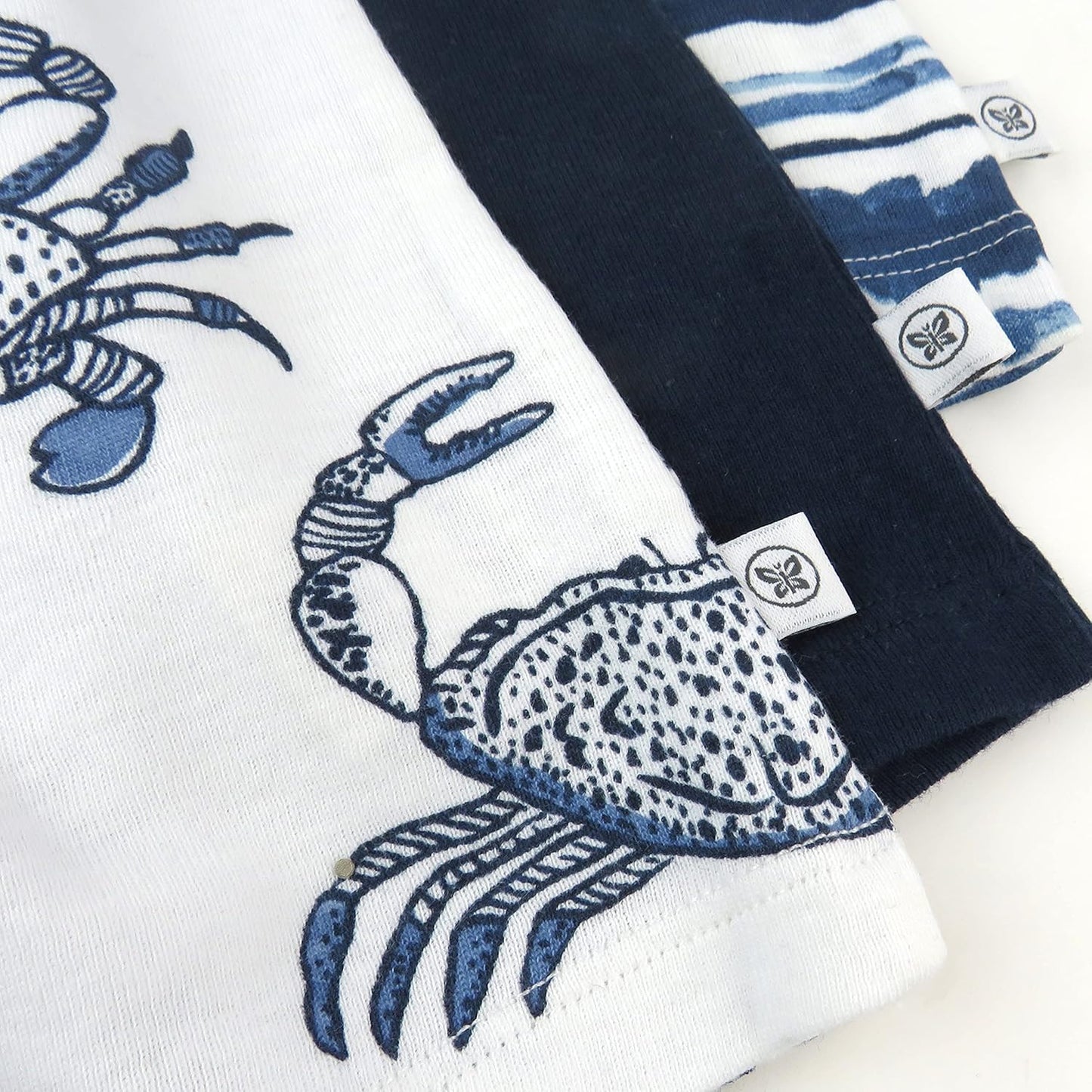 HonestBaby Short Sleeve and Tank Romper 100% Organic Cotton for Infant Baby and Toddler Boys