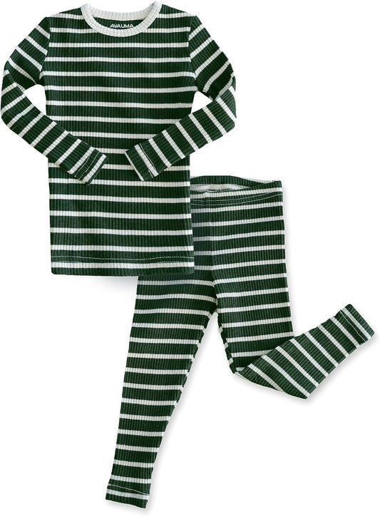 AVAUMA Baby Boys Girls Pajama Set 6M-7T Kids Cute Toddler Snug fit Pjs Cotton Sleepwear