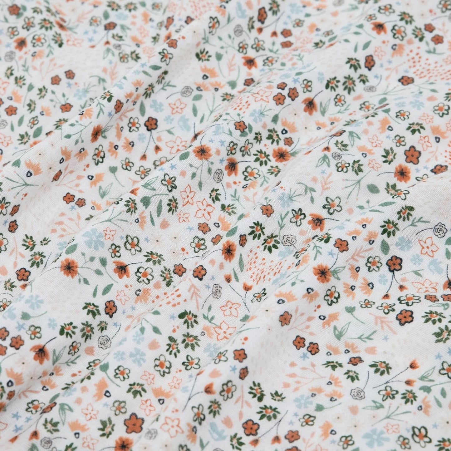 Little Unicorn Standard Pillowcase 2 Pack | Super Soft & Breathable Muslin Fabric | Snug Envelope Closure (Petal Press 2)