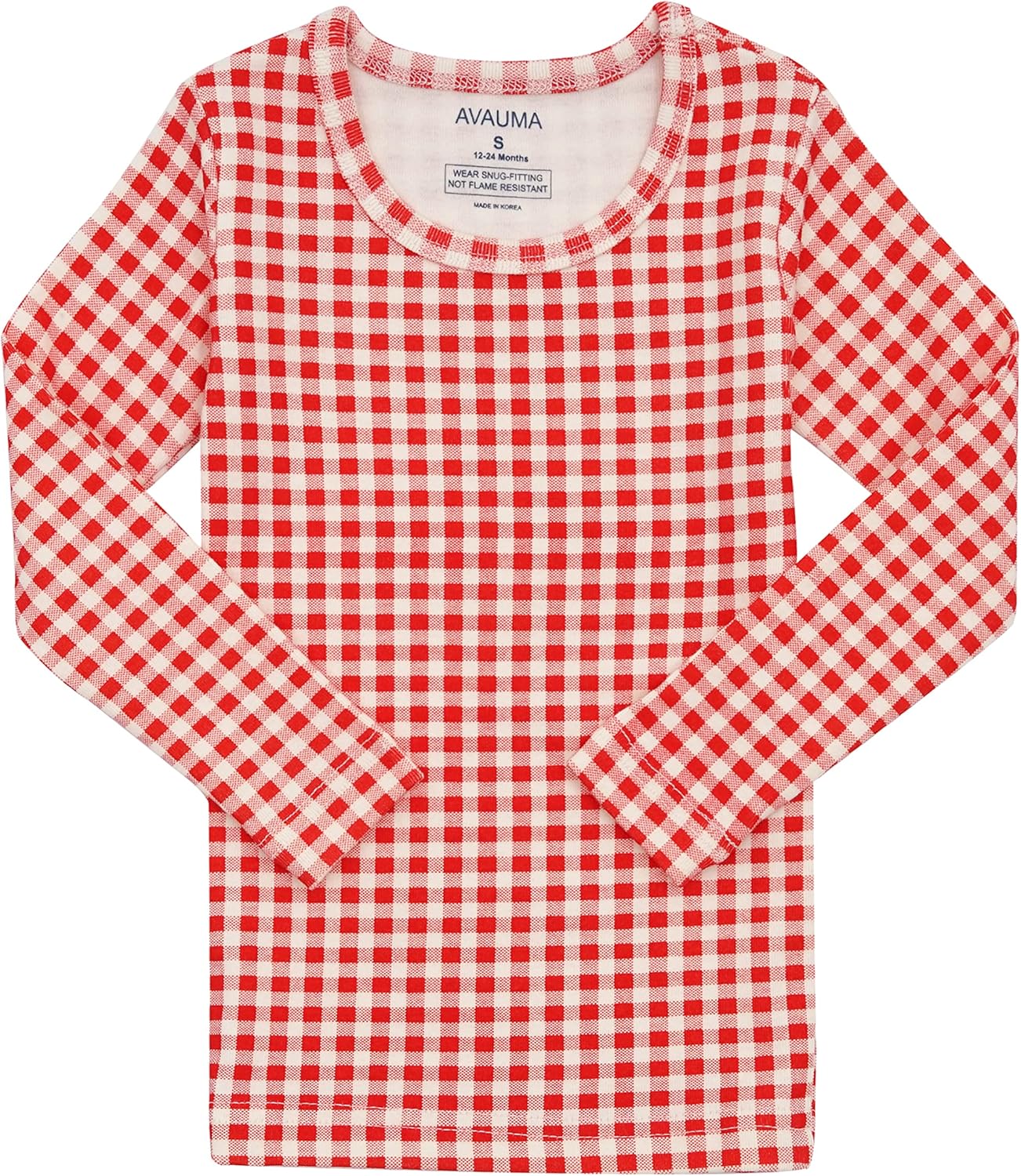 AVAUMA Baby Boys Girls Pajama Set 6M-7T Kids Cute Toddler Snug fit Pattern Design Pjs Cotton Sleepwear