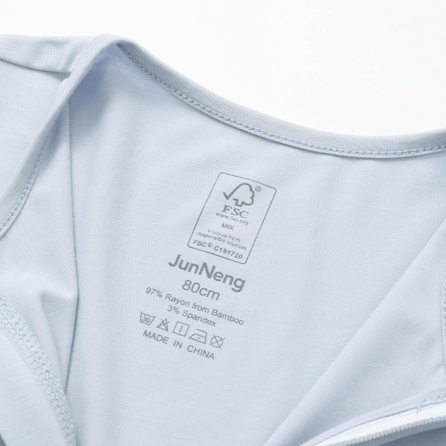 JunNeng Baby Boy Girl 2 Pack Rayon of Bamboo Summer Sleeper Infant Soft Short Sleeve Zipper Footless One-piece Romper