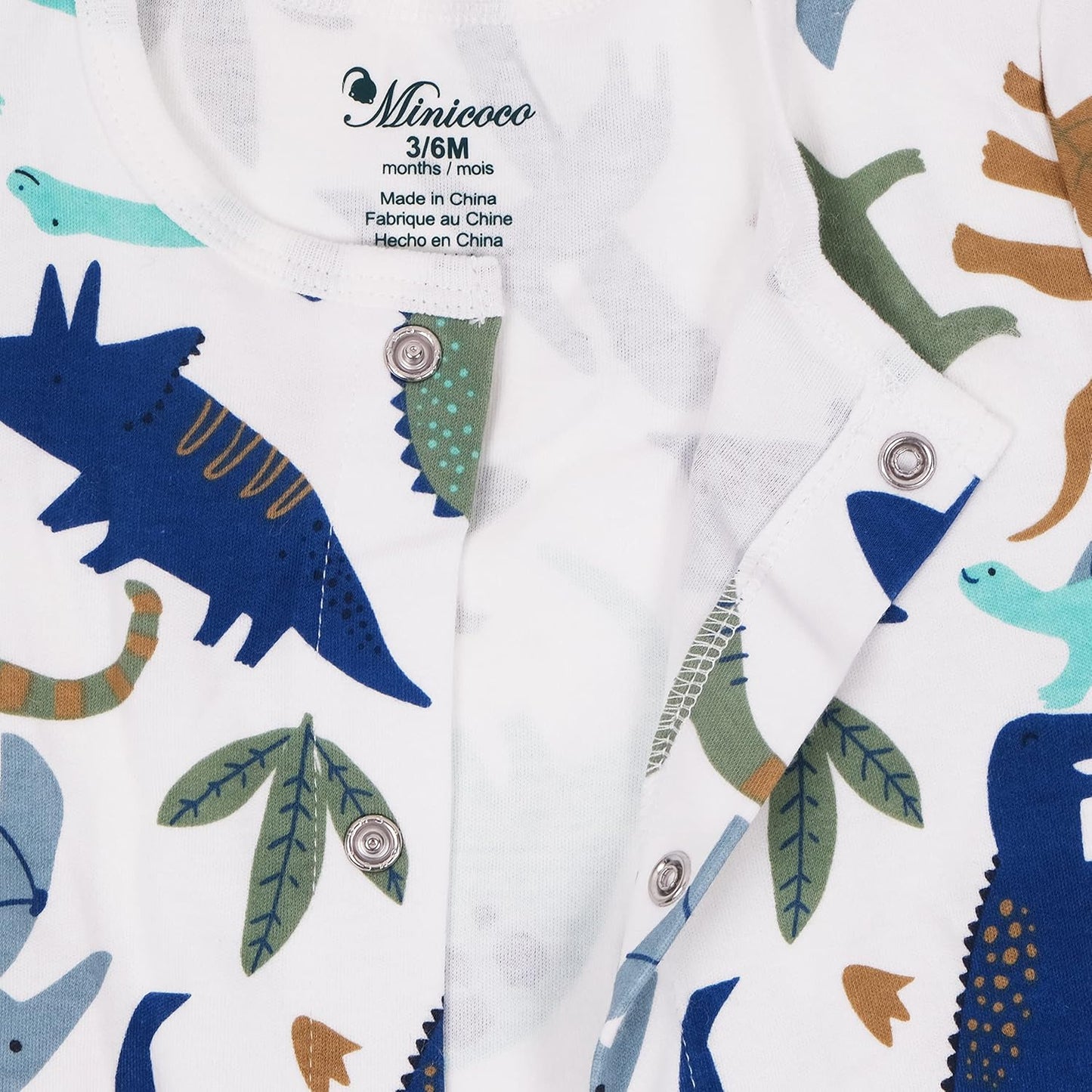 3-Pack 100% Cotton Baby Boy Rompers,0-24Months Short Sleeve Toddler Romper,Breathable Spring/Summer Clothes