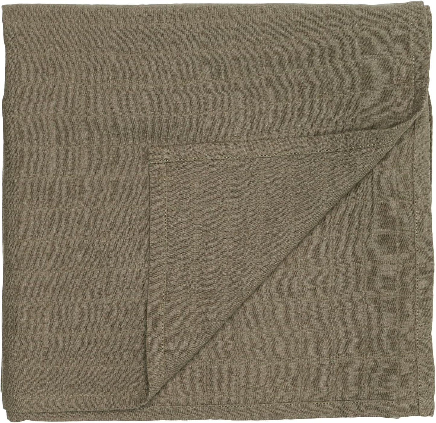 Swaddle - 100% Organic Cotton - Muslin Swaddle Blankets for Newborn, 47" x 47" (Sage Green)